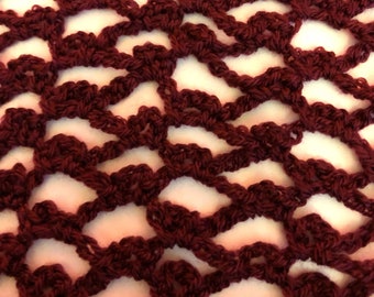 How to Crochet the Lattice Picot Stitch, Beginner Crochet Pattern, Crochet Stitch Tutorial