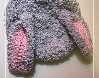Easy Crochet Hat Pattern for whole family, Easy Crochet Hat Pattern with Bunny Ears, Crochet Bunny Ears Floppy Pattern