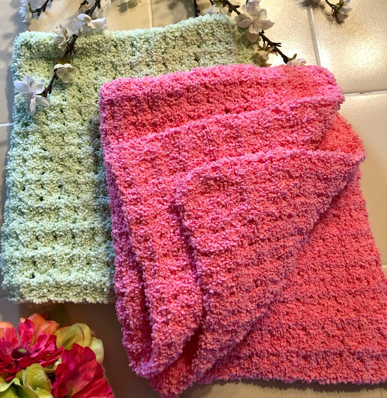 7 Hour Crochet Soft Bassinet Blanket Quick and Easy Baby Blanket Pattern Cozy and Snuggly image 1