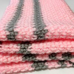 Easy Modern Heirloom Baby Afghan, Crochet baby blanket Pattern, beginner friendly crochet pattern, farmhouse style crochet blanket image 3