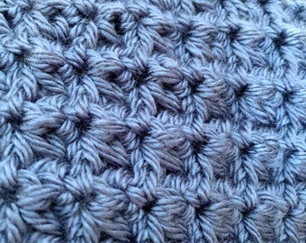 Trinity Stitch Crochet Pattern PDF | Step-by-Step Photo Tutorial + Video for Textured Crochet Stitch
