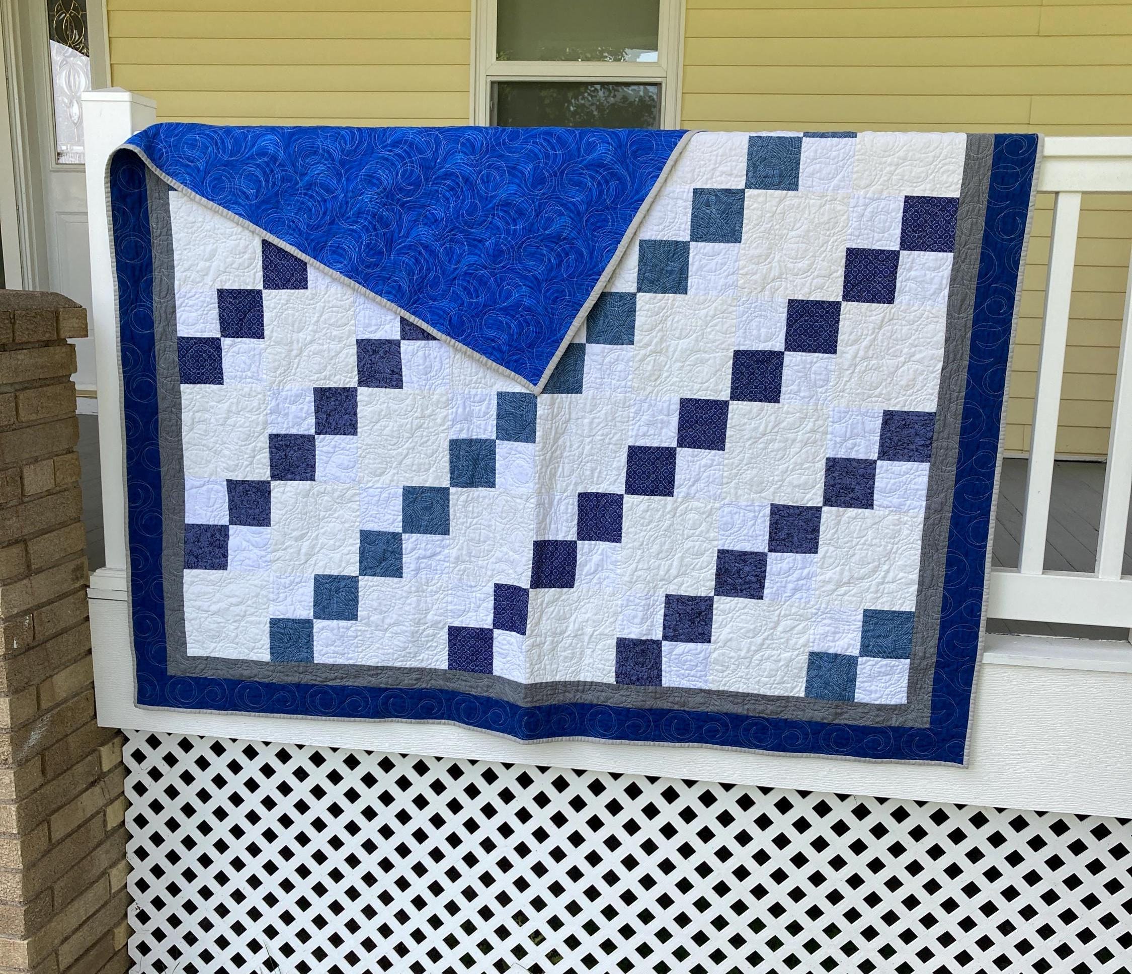 Easy four patch quilt - Etsy 日本