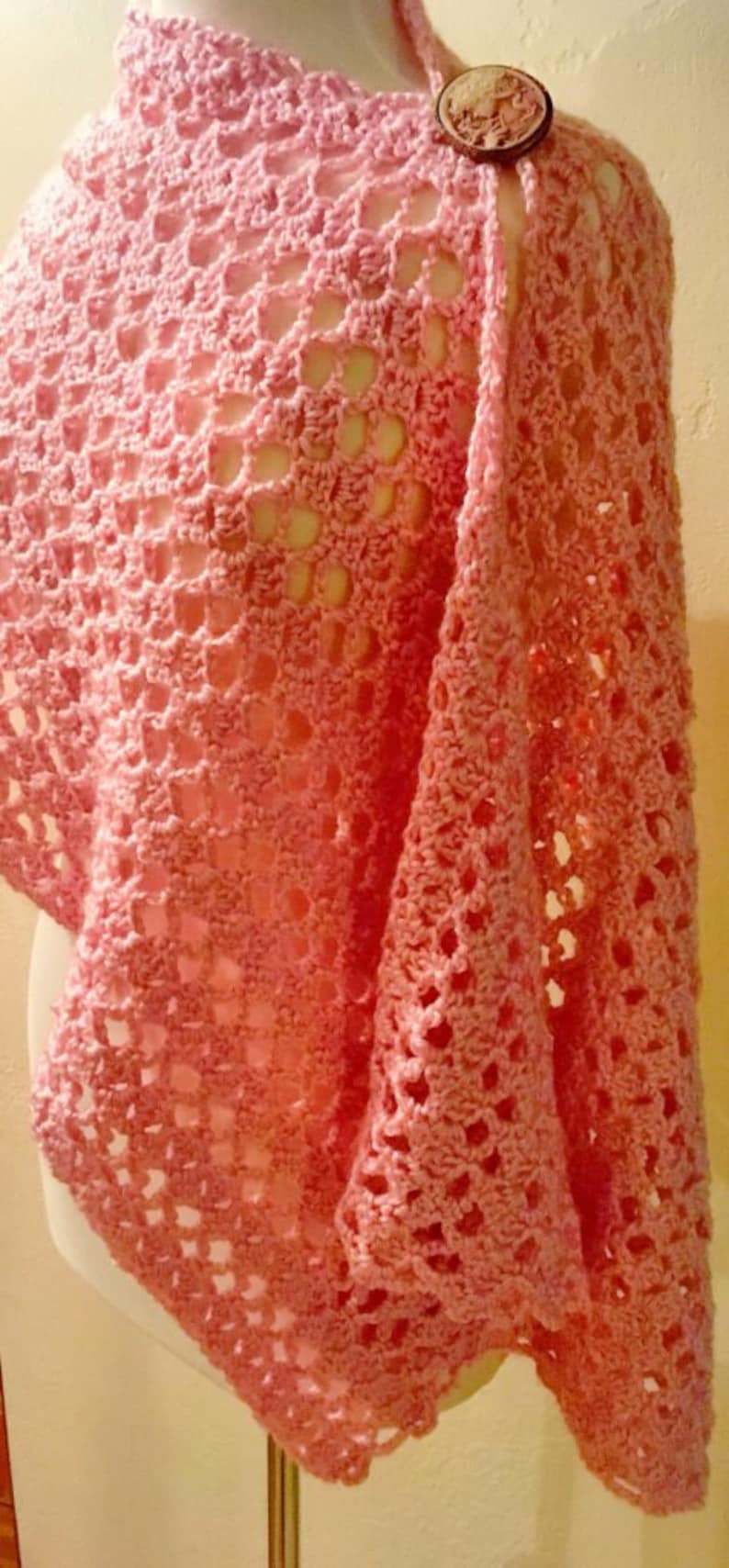 Victoria Lacy Shawl Easy Crochet Shawl Pattern Crochet Gift Etsy