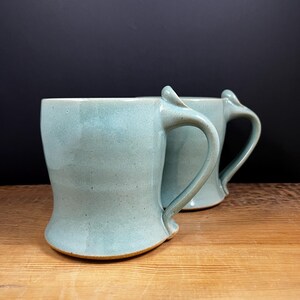 Blue Mug Wheel Thrown Handmade