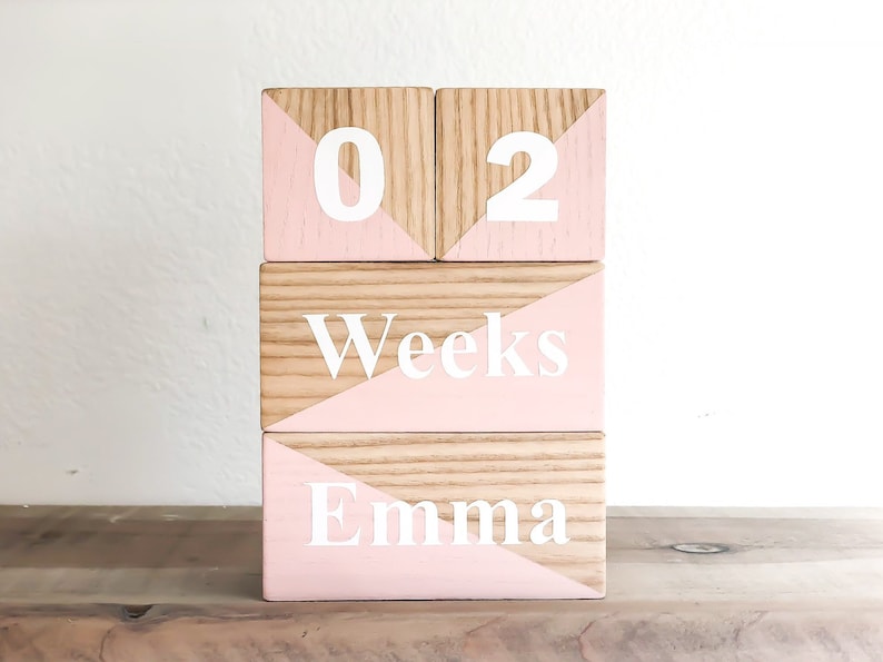 baby blocks milestone