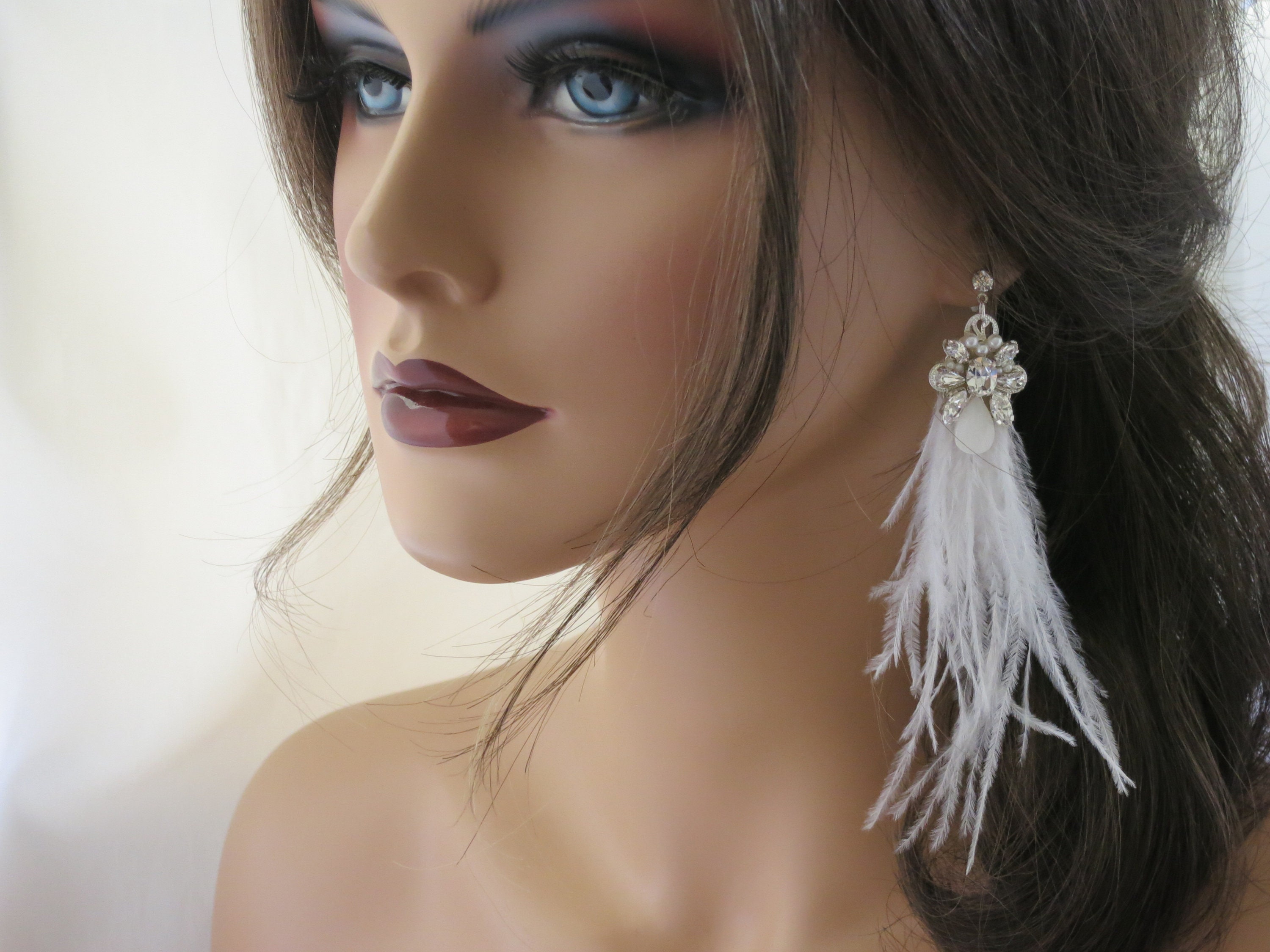Badu Long Ostrich Feather Earring Women Fashion Jewelry Freshwater Pearl Bohemian Vintage Dangle Drop Earrings AliExpress Jewelry Accessories | Style Ostrich Feather With Pearl Drop Earring Badu Long Ostrich Feather Earring Women Fashion Jewelry Freshwater Pearl Bohemian Vintage Dangle Drop Earrings AliExpress Jewelry Accessories | Style Ostrich Feather With Pearl Drop Earring
