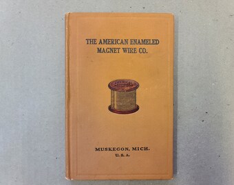 The American Enameled Magnet Wire Company Muskegon Michigan 1918 Industrial Factory Manufacturing Michigan History