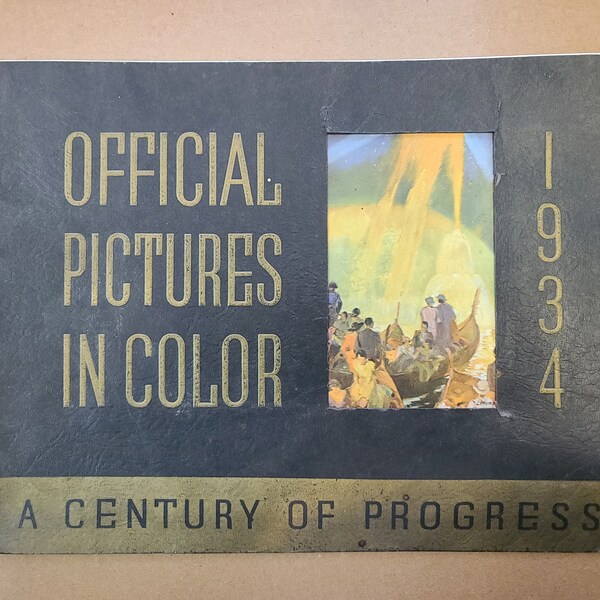 1930s Chicago World's Fair 'Century Of Progress' Vintage Travel Poster Reproduction - 16x24 Inches