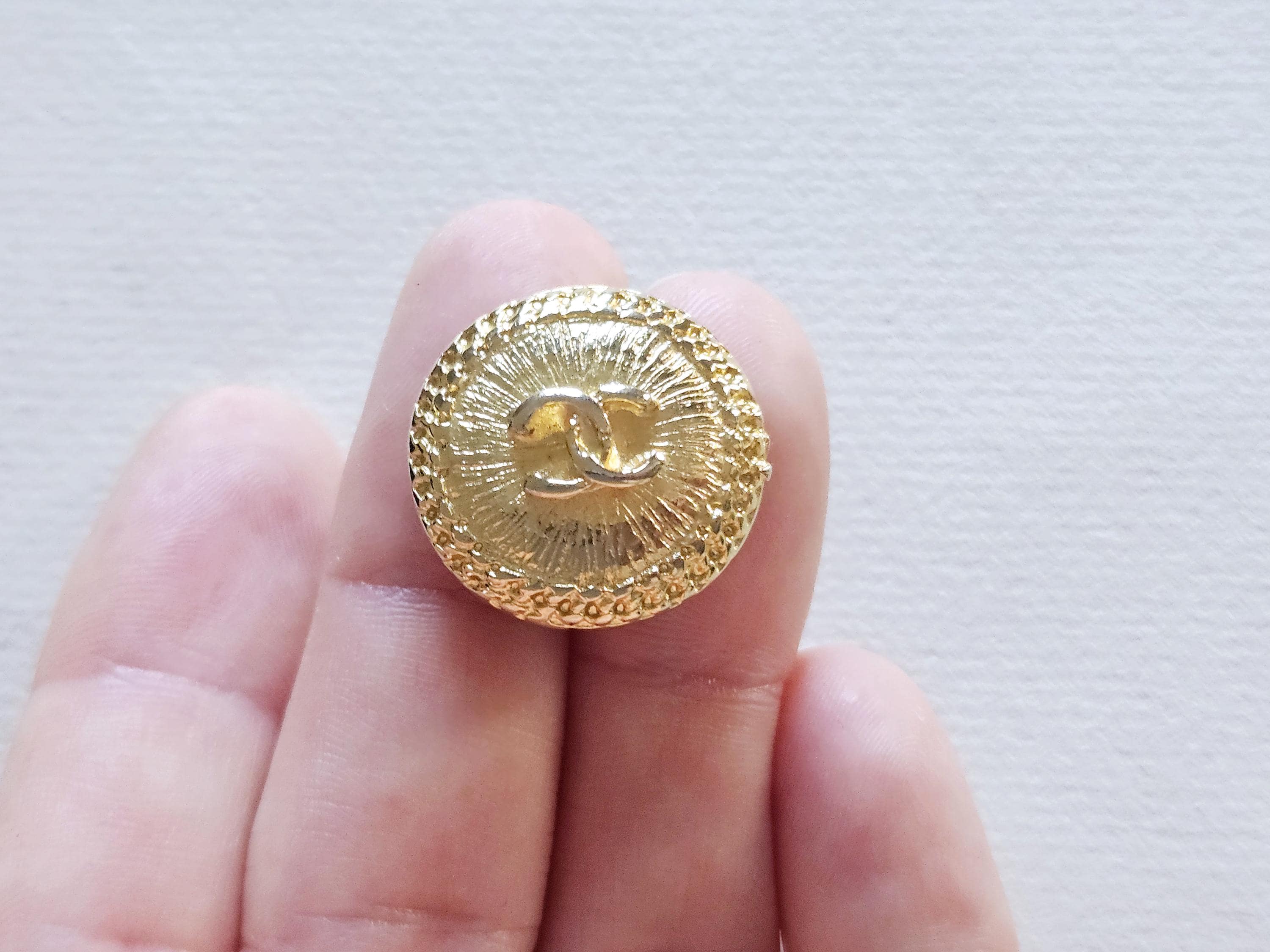 Chanel Button Pin - Etsy