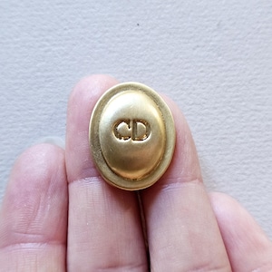 1 Button _Vintage Metal Dior Button_ Luxury Button _ Designer Button_ price per one button