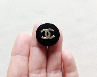 1 Button _Vintage Metal Chanel Button_ Luxury Button _ Designer Button_ price per one button