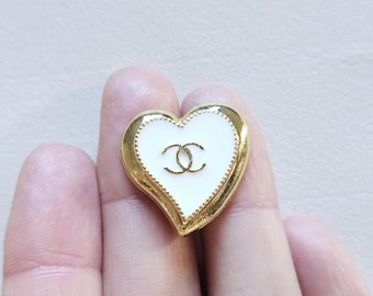 1 Button _Vintage Metal Chanel Button_ Luxury Button _ Designer Button_ price per one button