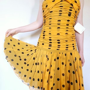 Vintage DIOR Silk Dress _ 1980s Dior Summer Dress_ Never Worn with Tag Dior Dress