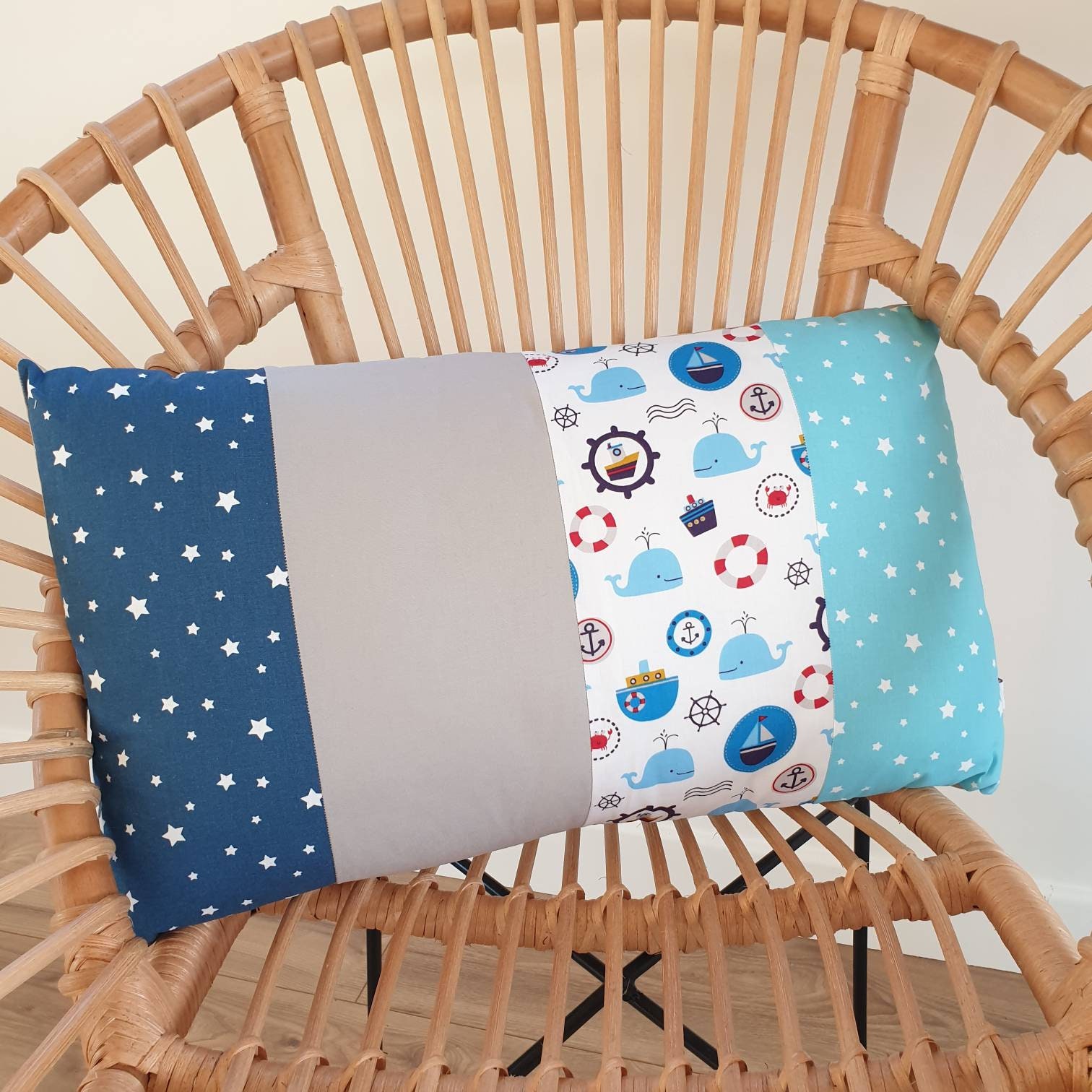 Coussin Personnalisable avec Prénom Thème Mer