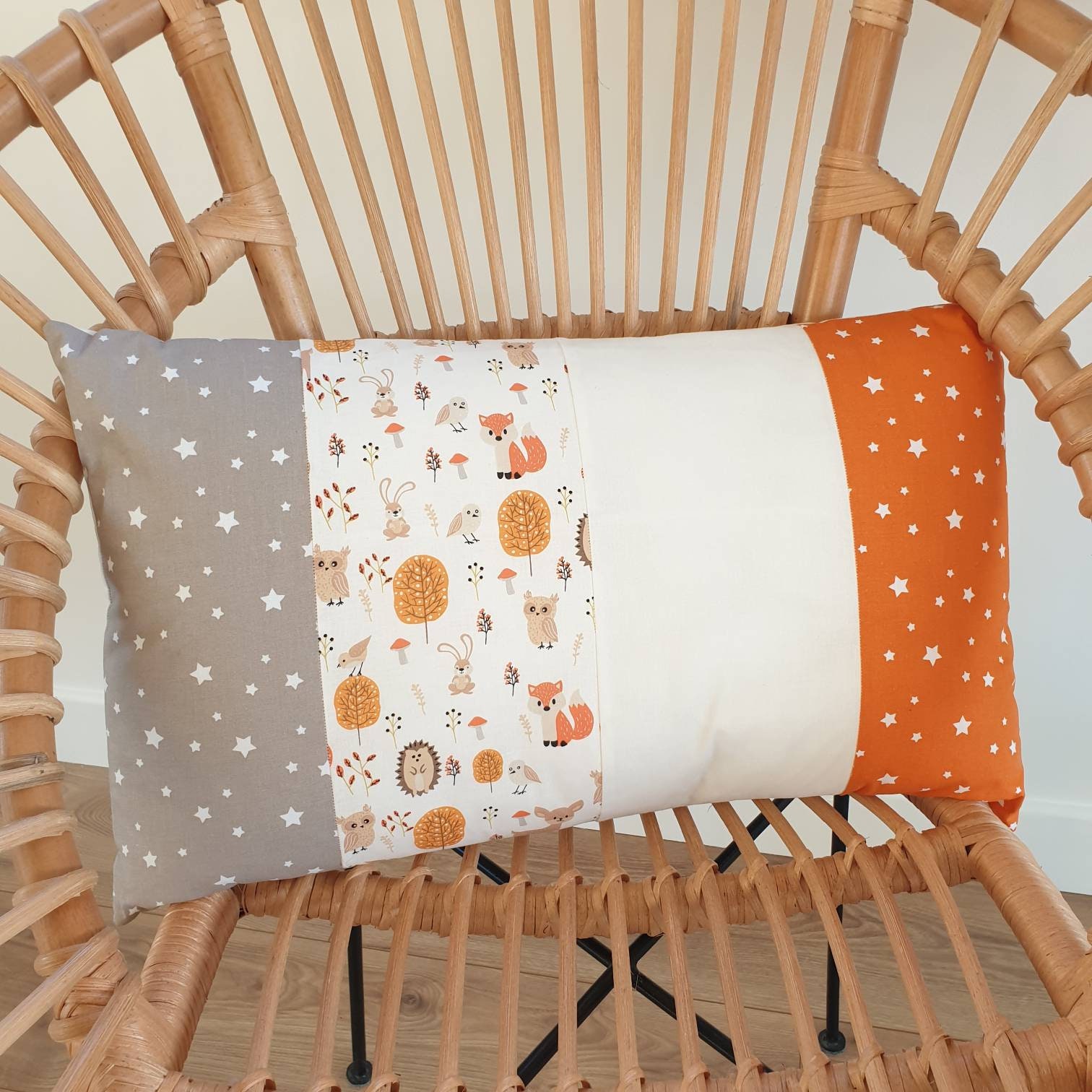 Coussin Personnalisable avec Prénom Thème Forêt