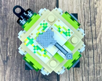 Custom Axe Christmas Ornaments inspired by Minecraft made from LEGO® Bricks