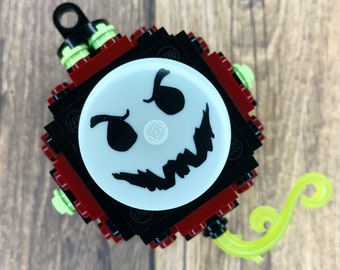 Custom "Glow in the Dark" Monster Fighters Christmas Ornament made from LEGO® Bricks