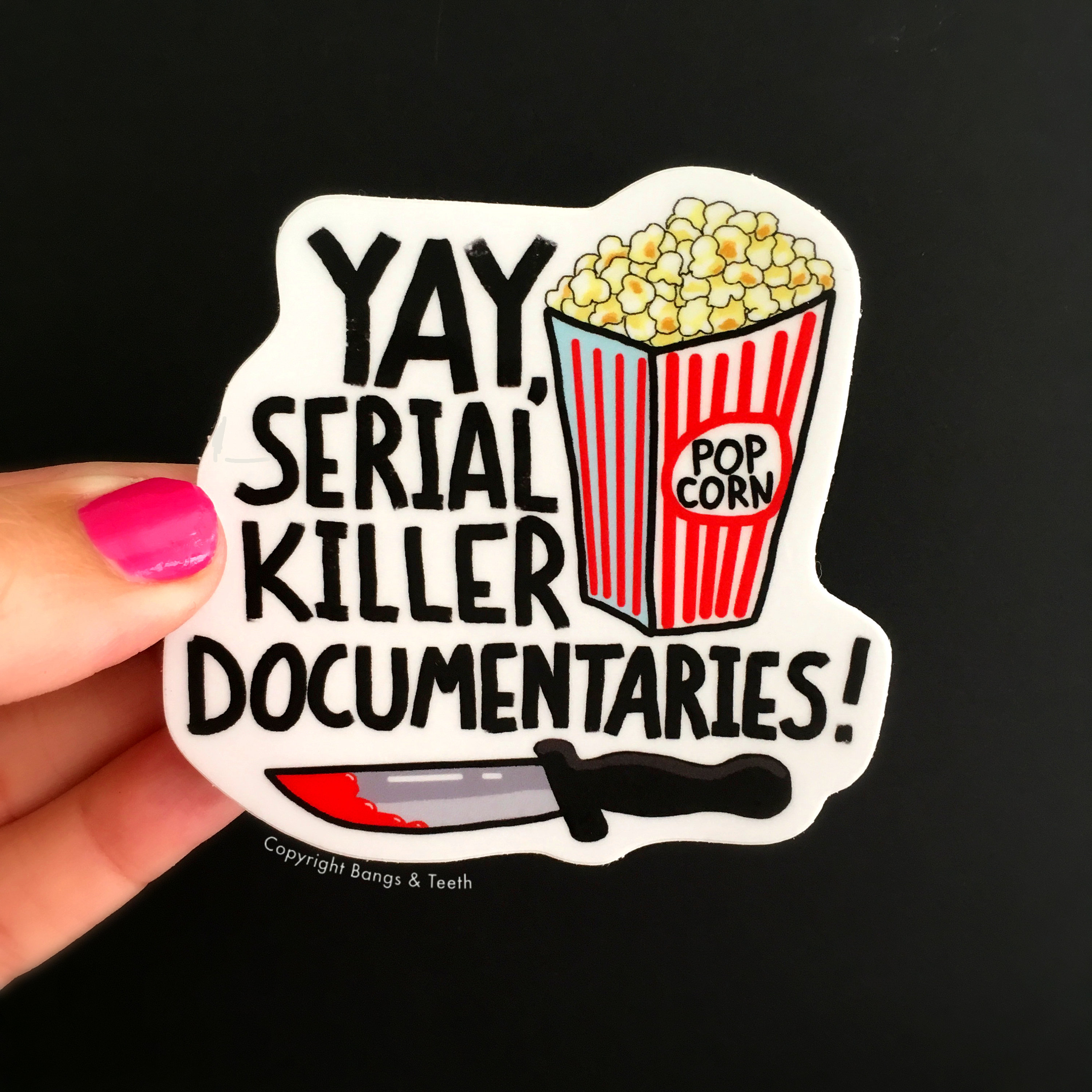 Funny Laptop Sticker funny vinyl sticker serial killer Etsy