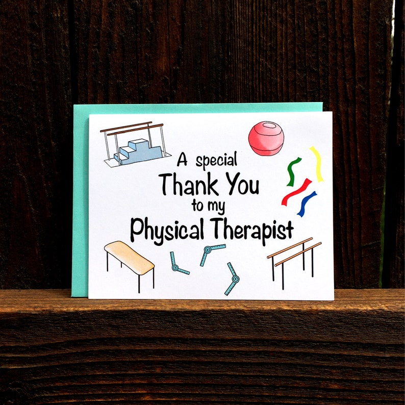thank you card for physical therapist