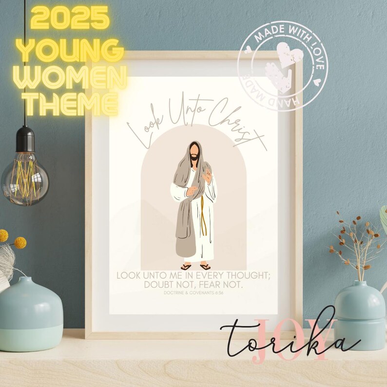 2025 LDS Young Women Theme Printable 5x7 - Etsy
