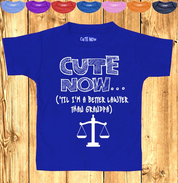 Color Bar Exam Gift Funny Toddler Kids T-shirt Tee 2T-6T Litigation Pick Size 'Til I'm a Better Lawyer Than My Uncle CUTE NOW...