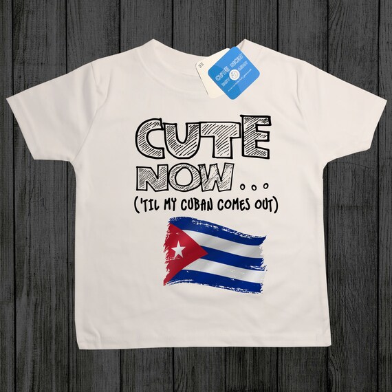 Download Toddler Cuba Flag T Shirt Cute Now Til My Cuban Comes Etsy