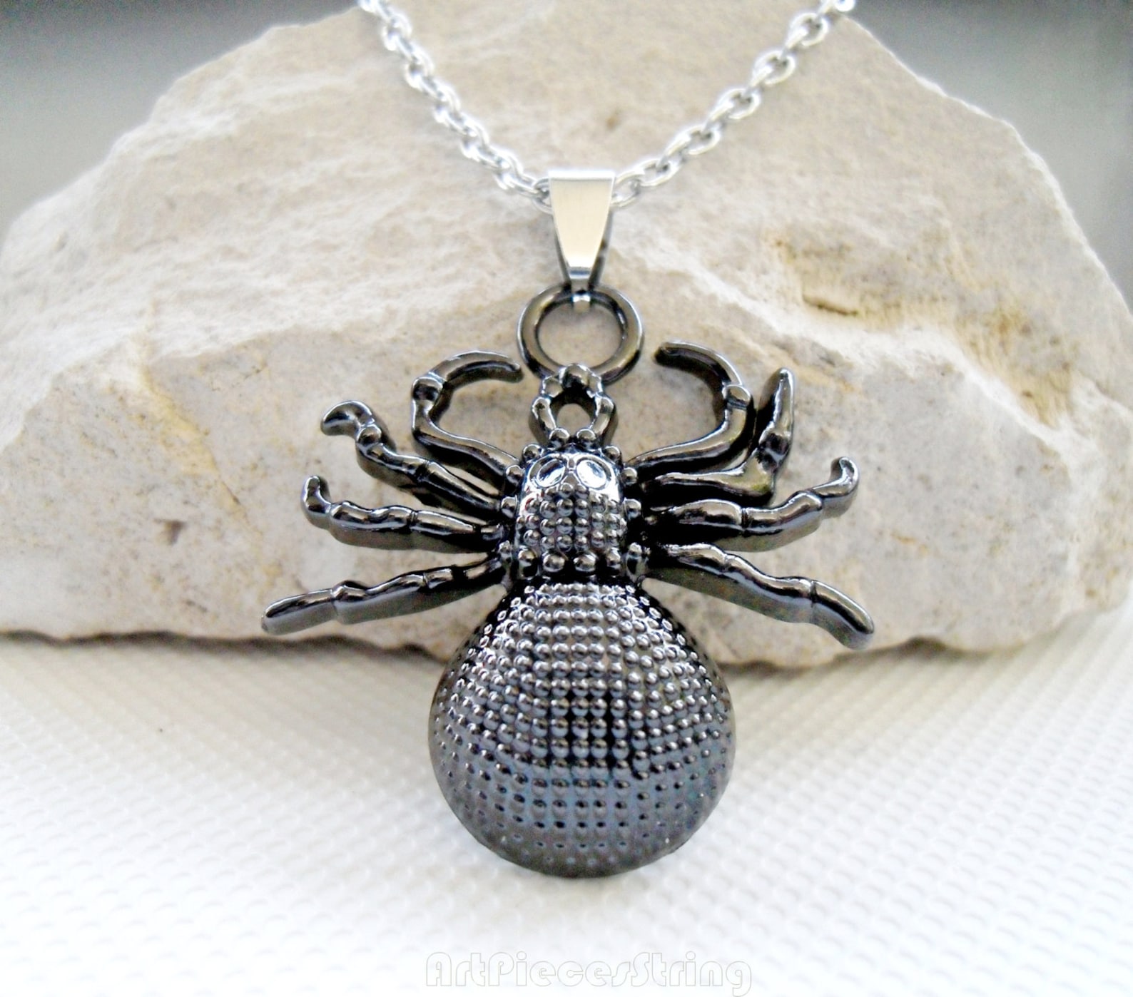 Collares De Spiderman Collar De Acero Inoxidable Con Colgante De