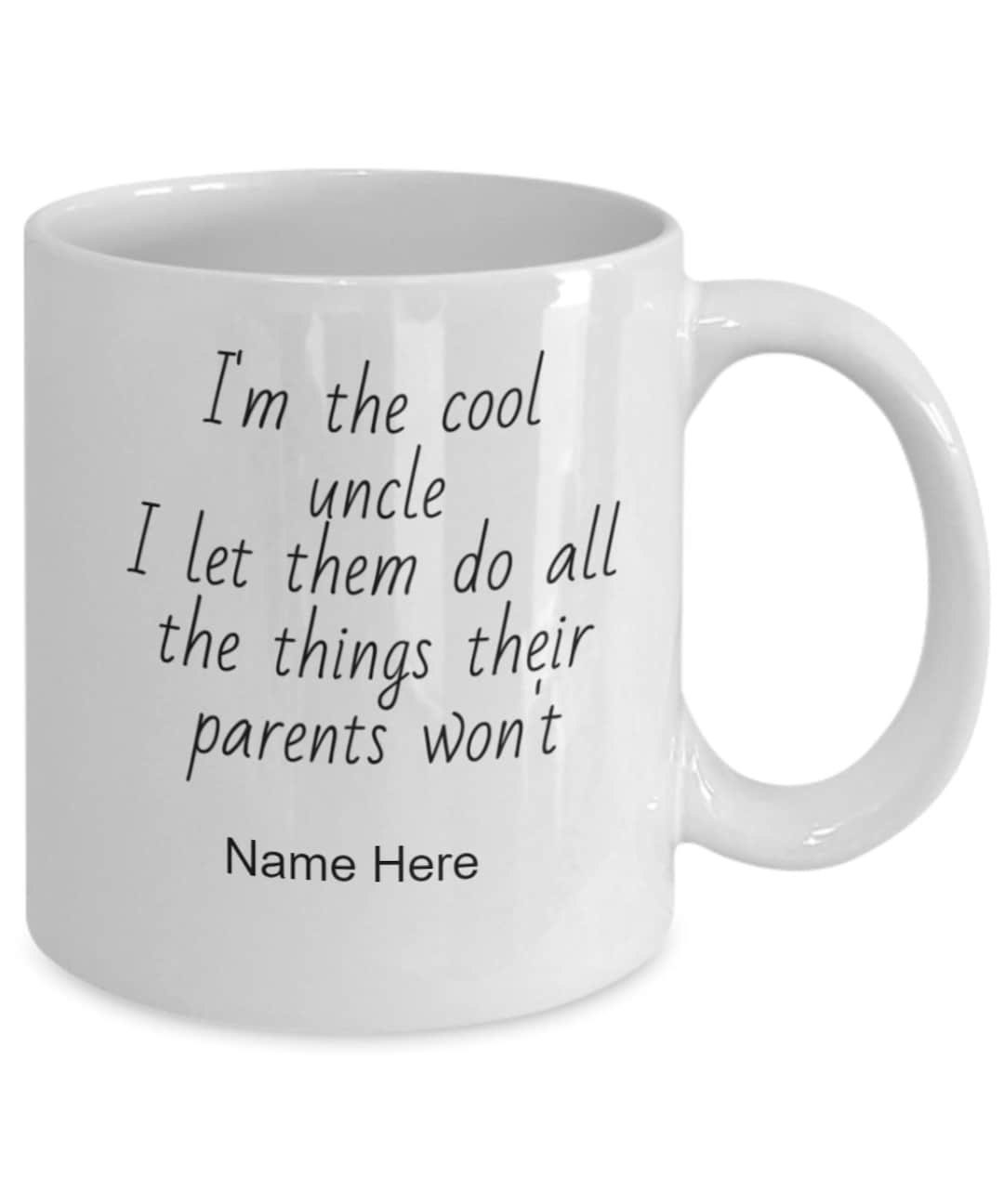 Happy Fathers Day Uncle With Humorous Phrase on a Coffee Mug - Etsy