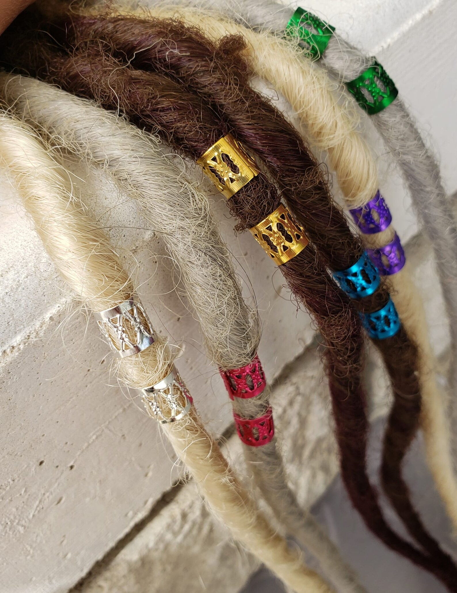 2 DreadBeads per Order Colorful Dreadlock Jewelry Dreadlock Etsy