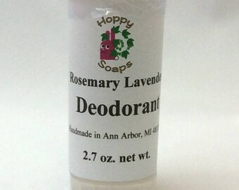 Rosemary Lavender Deodorant - Handmade Deodorant - Natural Deodorant - Aluminum Free Deoderant