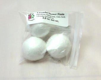 Lavender Shower Fizzies (3 Pack)