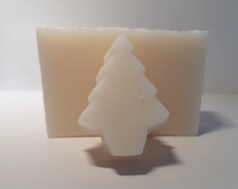 Winter Wonderland Soap - Cold Process Soap - Bar Soap - Coconut Oil Soap - Christmas Tree Soap - Artisan Soap