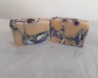 Halloween Soap - Cold Process Soap - Coconut Oil Soap - Handmade Soap - Pumpkin Pie