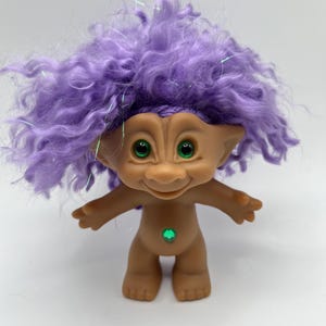 OOAK Vintage Ace Novelty, Treasure Troll with Custom Hair