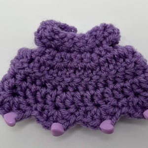Handmade Crocheted Troll Doll Dress: Fits 4-4.25&quot; Dolls