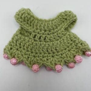 Handmade Crocheted Troll Doll Dress - Fits 4.5-5&quot; Dam & Playmate Trolls