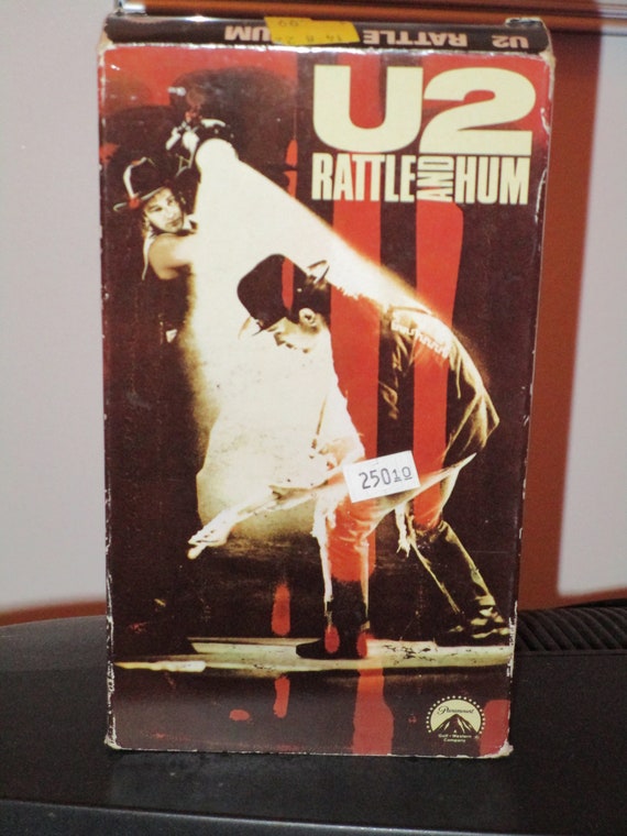 U2 Rattle and Hum on VHS Contains the Songs Sunday Bloody Etsy