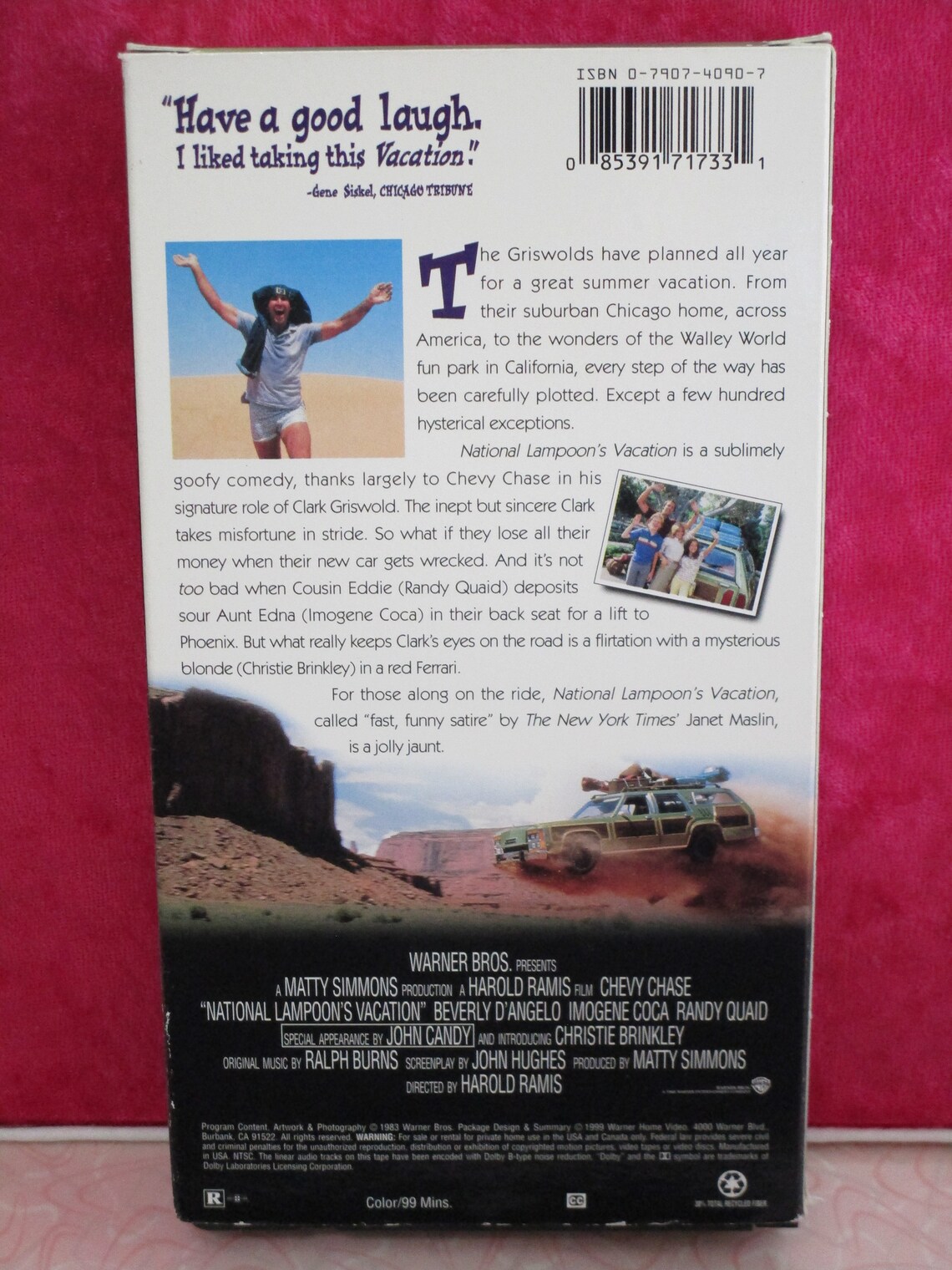 National Lampoon's Vacation on VHS Starring Chevy Chase Etsy