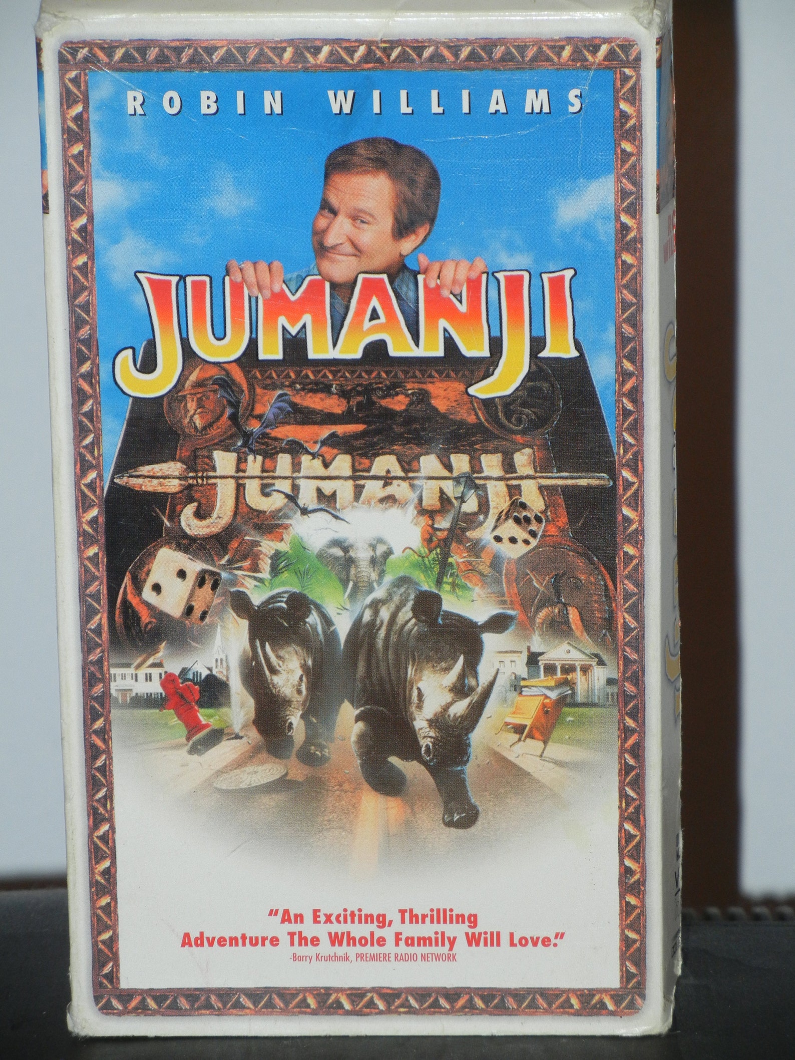 Jumanji on VHS Movie Starring Robin Williams Jonathan Hyde | Etsy