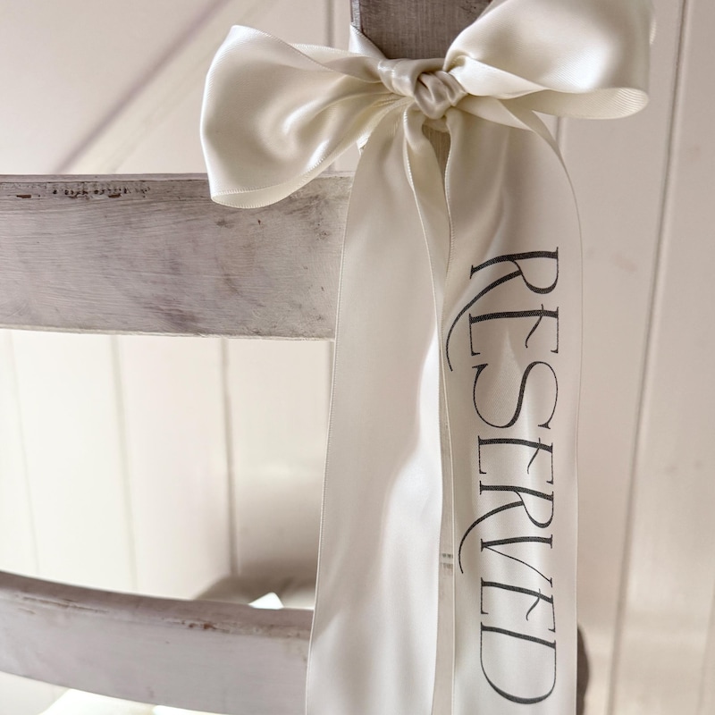 Black Ribbon for Chair - Etsy