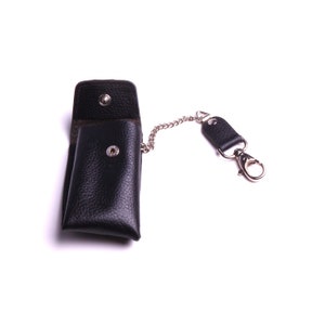 Etui Cuir de Poche Porte Clés USB Electronique Protection Accessoire. image 3