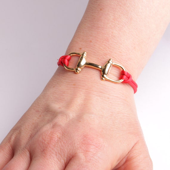 Bracelet tendance mors de cheval bracelet élastique très tendance