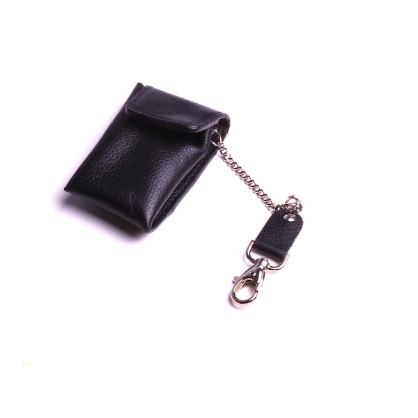 Etui Cuir de Poche Porte Clés USB Electronique Protection Accessoire.