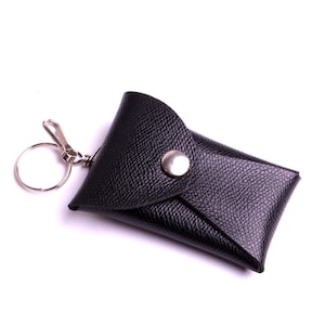 Custodia in pelle custodia per auricolari Chiavi USB accessori portachiavi pelletteria prodotta in Francia.