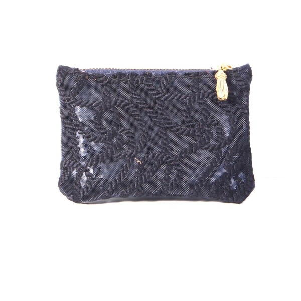 Porte-monnaie dentelle pochette étuis bourse atelier maroquinerie By Mode France.