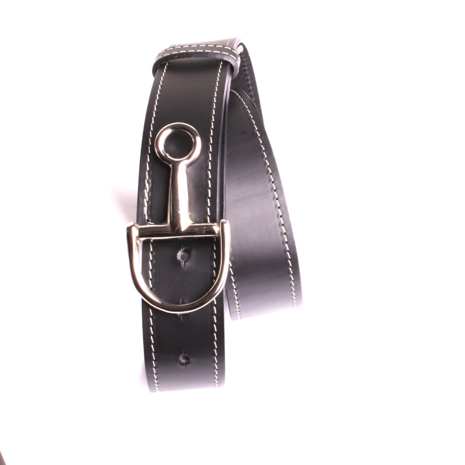 horsebit buckle belt