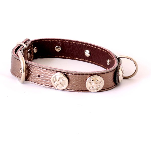 Colliers en Cuir pour Chien Accessoire Personnalisé pour Animal de Compagnie.