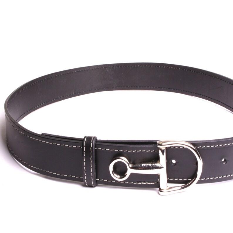 horsebit buckle belt