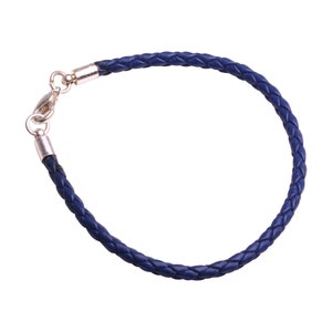 Twisted leather bracelet, By fashion France braided leather bracelet for: women, children or men.