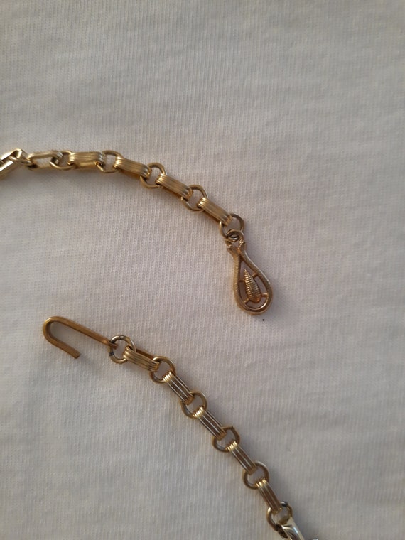 Vintage Coro Gold Tone Necklace And Bracelet - image 3